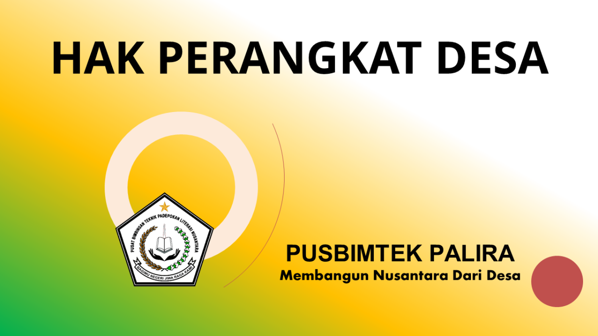 HAK PERANGKAT DESA PALIRA