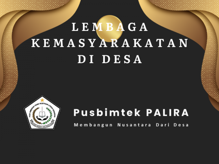 Lembaga Kemasyarakatan Di Desa