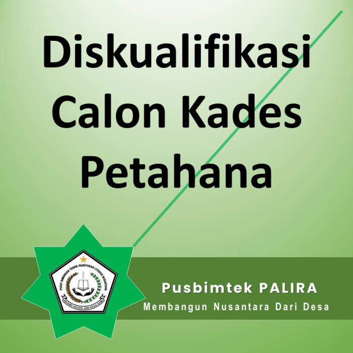 Diskualifikasi Calon Kades Petahana