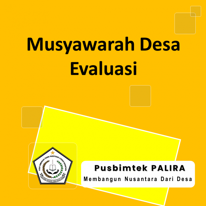 Musyawarah Desa Evaluasi