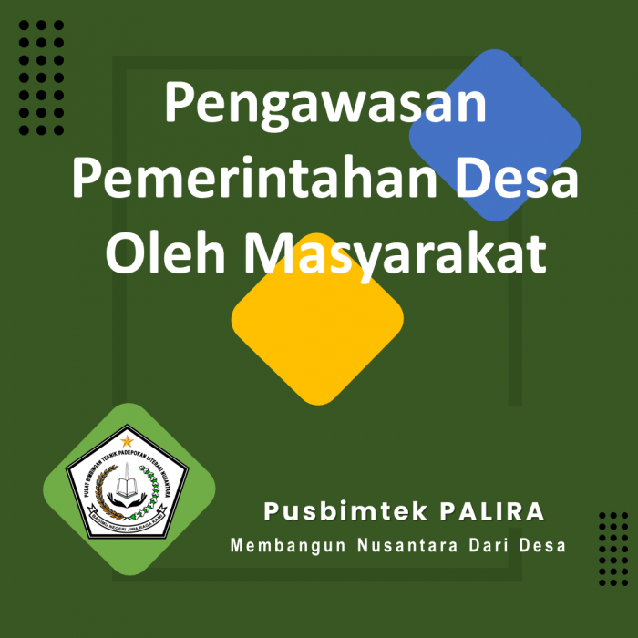 Pengawasan Pemerintahan Desa Oleh Masyarakat