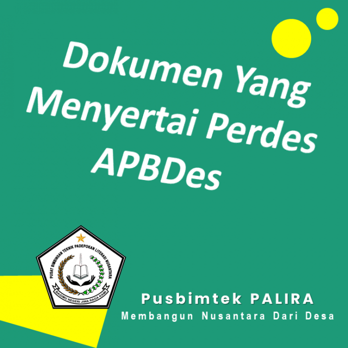 Dokumen Yang Menyertai Perdes APBDes