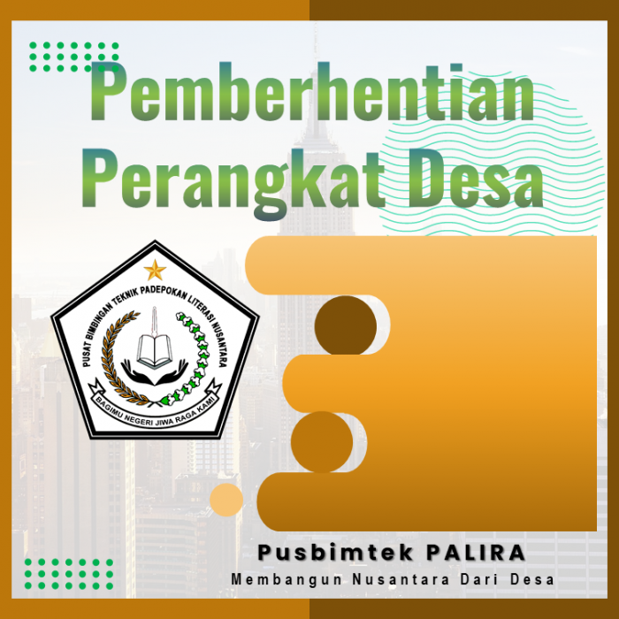 Pemberhentian Perangkat Desa