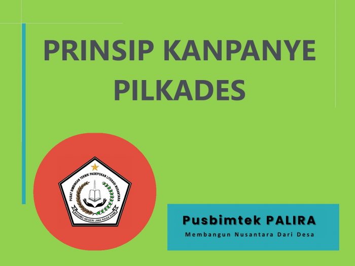 Prinsip Kampanye Pilkades