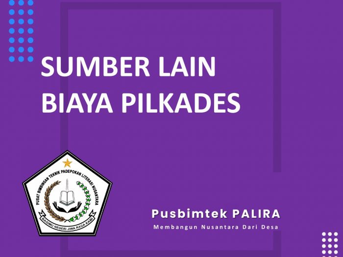 Sumber Lain Biaya Pilkades