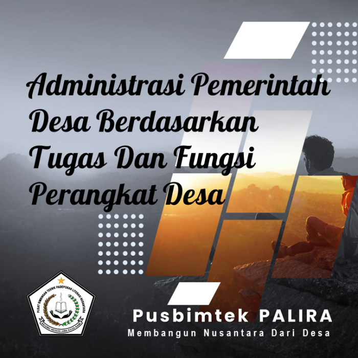 Administrasi Pemerintah Desa Berdasarkan Tugas Dan Fungsi Perangkat Desa