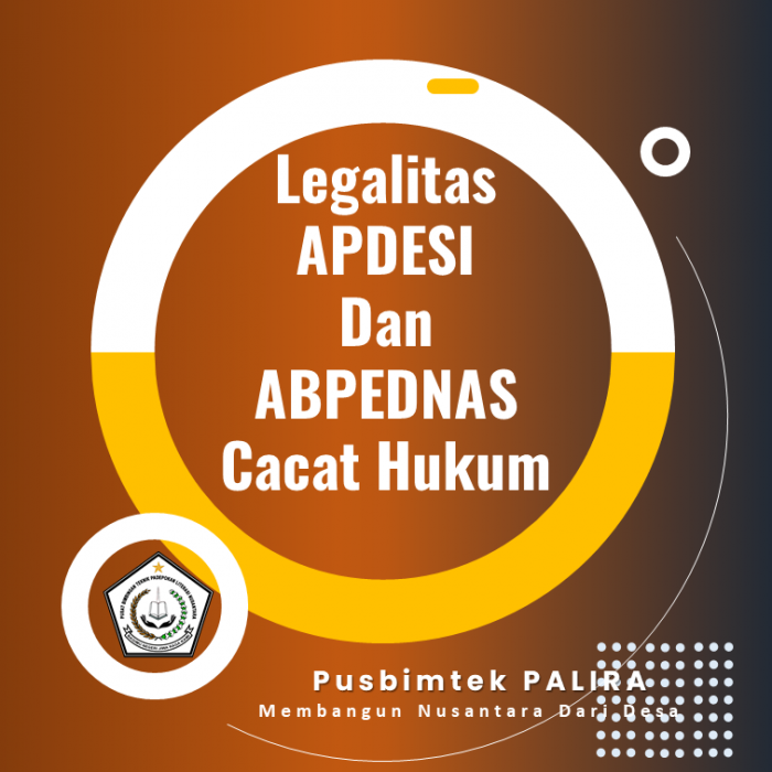 Legalitas APDESI Dan ABPEDNAS Cacat Hukum