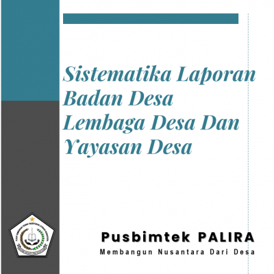 Sistematika Laporan Badan Desa Lembaga Desa Dan Yayasan Desa