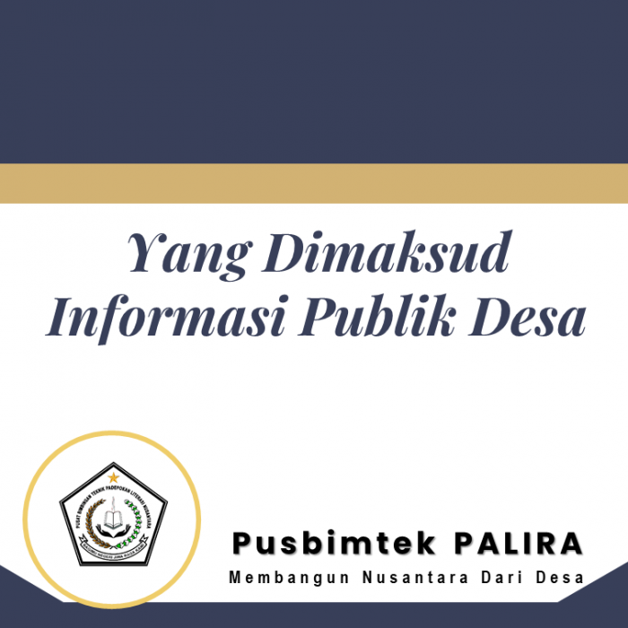 Yang Dimaksud Informasi Publik Desa