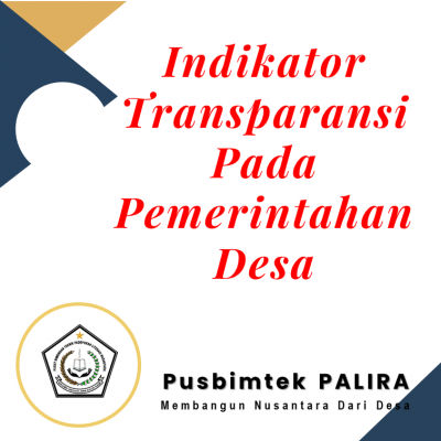 Indikator Transparansi Pada Pemerintahan Desa