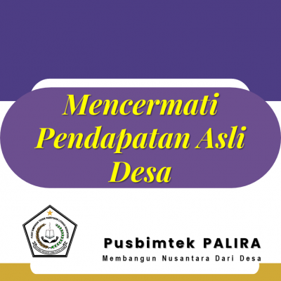 Mencermati Pendapatan Asli Desa