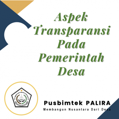 Aspek Transparansi Pada Pemerintah Desa