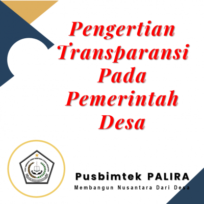 Pengertian Transparansi Pada Pemerintah Desa