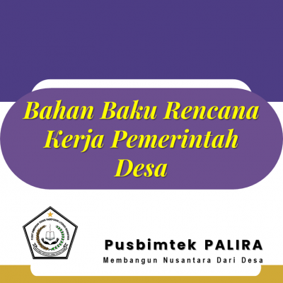 Bahan Baku Rencana Kerja Pemerintah Desa