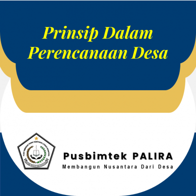 Prinsip Dalam Perencanaan Desa