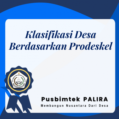 Klasifikasi Desa Berdasarkan Prodeskel