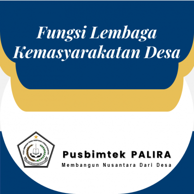 Fungsi Lembaga Kemasyarakatan Desa