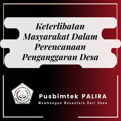 Keterlibatan Masyarakat Dalam Perencanaan Penganggaran Desa