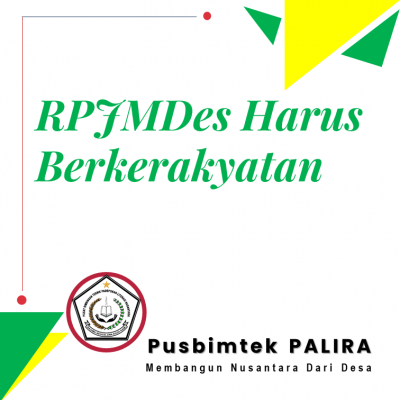 RPJMDes Harus Berkerakyatan