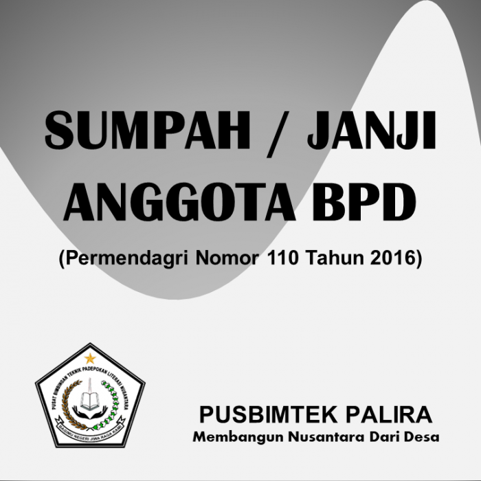 SUMPAH / JANJI ANGGOTA BPD