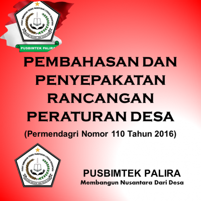 PEMBAHASAN DAN PENYEPAKATAN RANCANGAN PERATURAN DESA » PALIRA