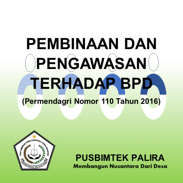 PEMBINAAN DAN PENGAWASAN TERHADAP BPD