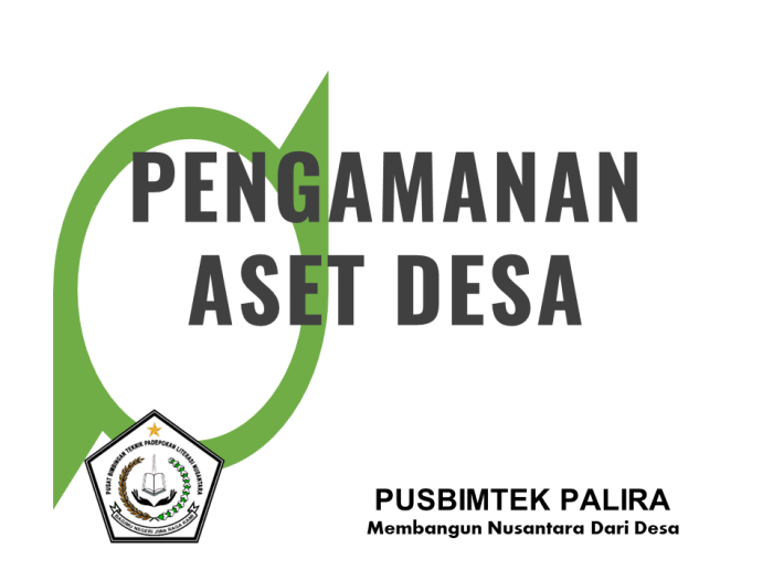 PENGAMANAN ASET DESA
