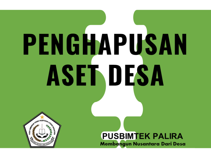 PENGHAPUSAN ASET DESA