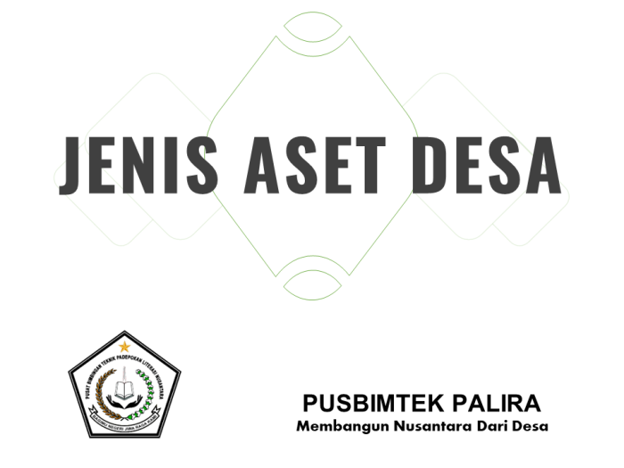 JENIS ASET DESA