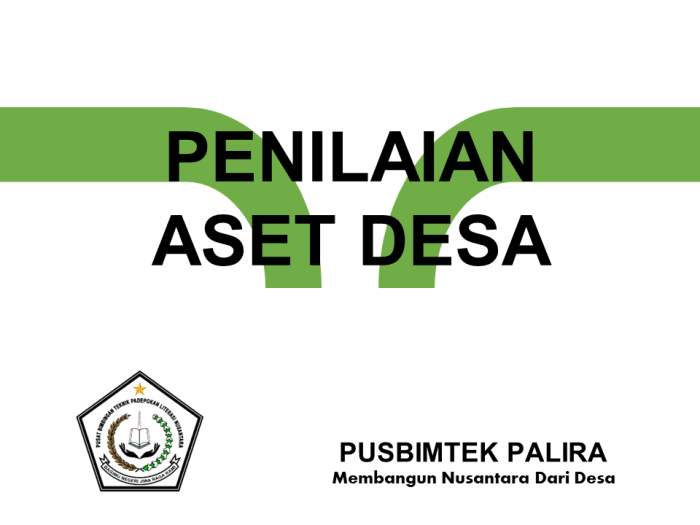 PENILAIAN ASET DESA
