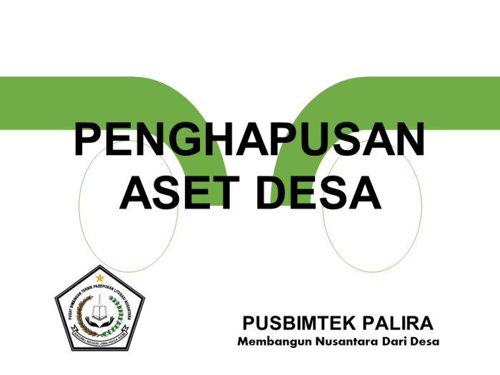 PENGHAPUSAN ASET DESA