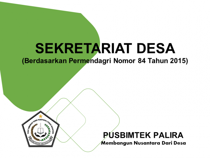 SEKRETARIAT DESA