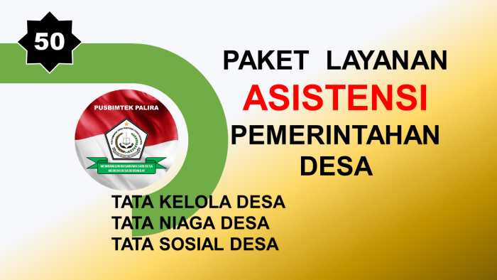PROGRAM ASISTENSI PEMERINTAHAN DESA