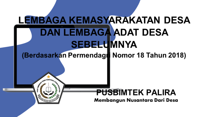 LEMBAGA KEMASYARAKATAN DESA DAN LEMBAGA ADAT DESA SEBELUMNYA