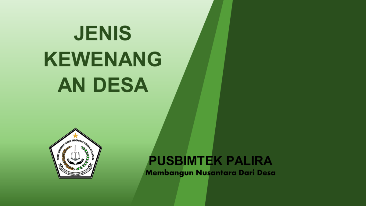 JENIS KEWENANGAN DESA » PALIRA