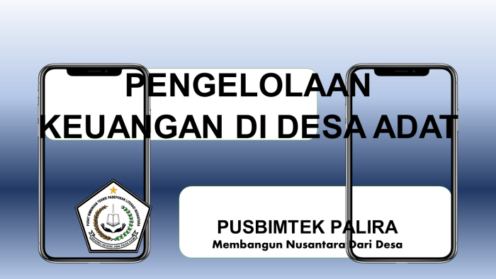 PENGELOLAAN KEUANGAN DI DESA ADAT