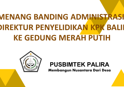 MENANG BANDING ADMINISTRASI, DIREKTUR PENYELIDIKAN KPK BALIK KE GEDUNG MERAH PUTIH