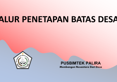 ALUR PENETAPAN BATAS DESA