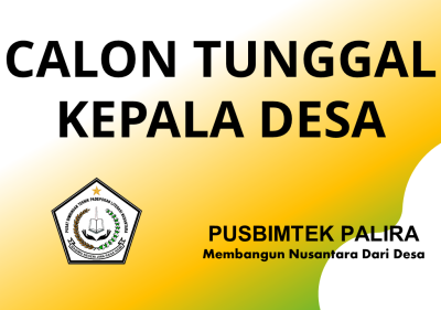 CALON TUNGGAL KEPALA DESA