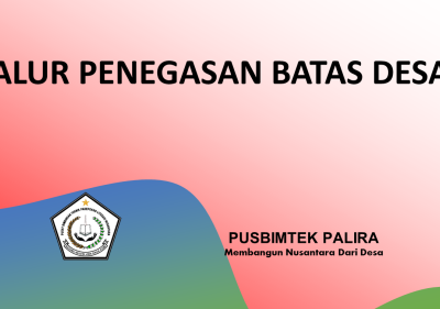 ALUR PENEGASAN BATAS DESA