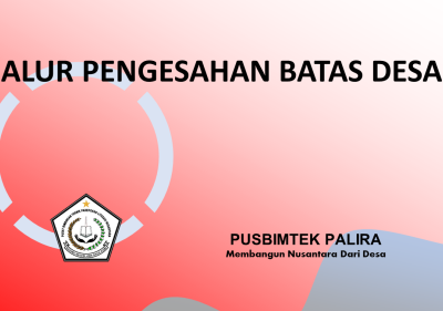 ALUR PENGESAHAN BATAS DESA