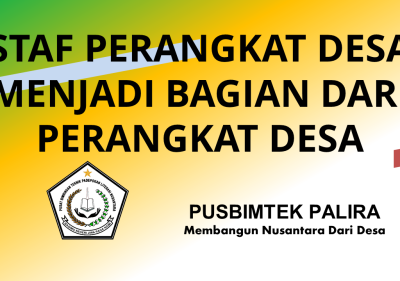 STAF PERANGKAT DESA MENJADI BAGIAN DARI PERANGKAT DESA