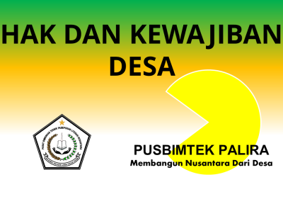 HAK DAN KEWAJIBAN DESA