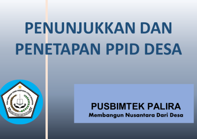 PENUNJUKKAN DAN PENETAPAN PPID DESA