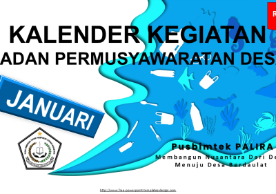 KALENDER KEGIATAN BADAN PERMUSYAWARATAN DESA BULAN JANUARI