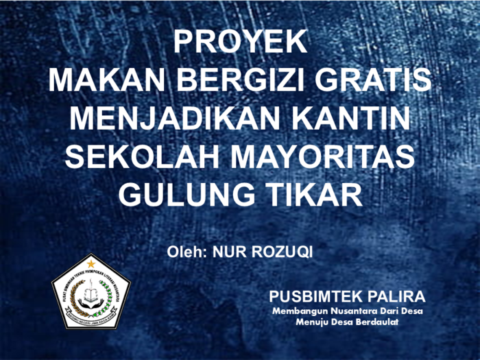 PROYEK MAKAN BERGIZI GRATIS MENJADIKAN KANTIN SEKOLAH MAYORITAS GULUNG TIKAR